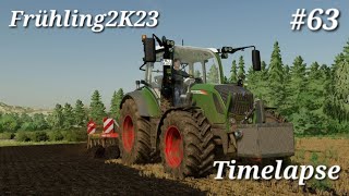 Frühling2K23 Timelapse die Weizenstoppeln unter Gruppern 🚜💨🌾 [upl. by Kwabena943]