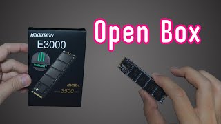 unboxing  แกะกล่องรีวิว SSD M2 ตัวคุ้ม Hikvision E3000 SSd M2 NVMe [upl. by Suollecram]