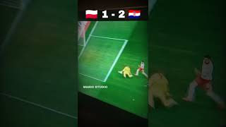 POL vs CHO🥵 shorts footballedithighlightsvideo polskalewandowskisocceri sportsytfifafyp [upl. by Akcinehs]