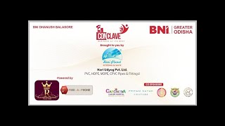 121 CONCLAVE 2024 BNI GREATER ODISHA  Streaming Partners ODINET ODICAM [upl. by Silohcin]