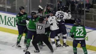 Worcester Railers vs Maine 122323 Highlights [upl. by Adnawak975]