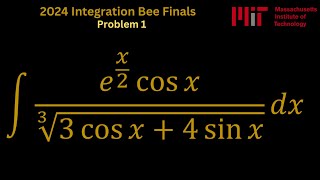 MIT 2024 Integration BEE Finals Problem 1 [upl. by Naicad]