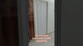 Folding pvc partition doors  collopsible partition doors  Hyderabad Bangalore amp Chennai  shorts [upl. by Aurie578]