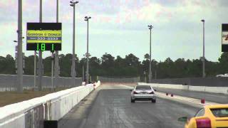 Stock MercedesBenz SL65 AMG runs 1158  12094 MPH Drag Racing [upl. by Ekenna]