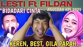 REACTION LESTI Ft FILDAN BIDADARI CINTA MERINDING DI ANUGRAH KPI 2021 [upl. by Sharona723]