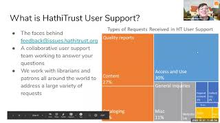 HathiTrust User Support Collaborating to Answer Your Questions [upl. by Ammadas102]