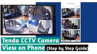 Tenda cctv camera remote view on phone with detailed steps [upl. by Rehpotsirc]