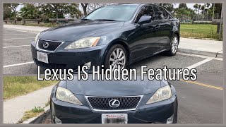 Lexus IS250350 Hidden Features And Quirks [upl. by Natsirc]