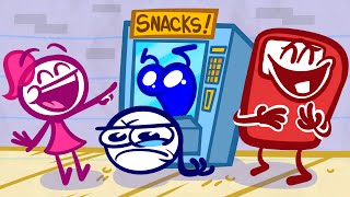 Vending Over Backwards  Pencilmation Cartoons [upl. by Emmery]