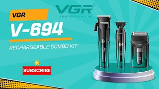 VGR V694 Rechargeable Combo Kit [upl. by Rosalba]