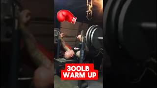 Bench Press  Warmup 300lbs weightlifting training [upl. by Suinotna545]