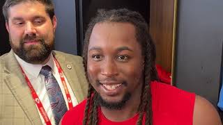 INSIDE THE LOCKER ROOM RB Kareem Hunt After Chiefs 3024 OT Win vs Tampa Bay [upl. by Wadlinger549]