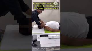 How to take Radiograph￼ of Trachea AP projection radiography medicalimaging [upl. by Del]