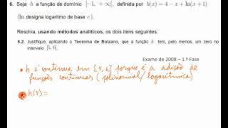 Teorema de Bolzano  Matemática 12º Ano [upl. by Ojeibbob749]