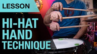 How to play hihat faster  Hand Technique  Drum Lesson  Thomann [upl. by Koch]