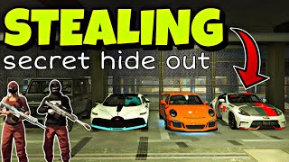 Stealing All quotSPORTS CARquot from VonOrdonaVlogs in GTA 5 [upl. by Kreg]