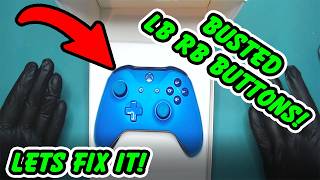 How To Fix Your Xbox Bumper Buttons LB RB Switches Repair  Can I Fix it [upl. by Elfreda]