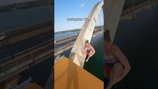 High Diving Gone Wrong 😳 bravegang bts [upl. by Hazmah]