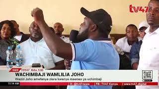 Wachimbaji wadogo wadogo Taita Taveta wamlilia Waziri Joho [upl. by Nava]