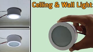 How To Make Ceiling amp Wall Light From PVC Pipe [upl. by Aihn84]