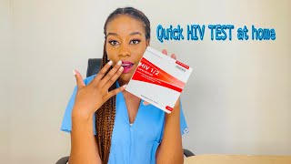 Demonstration of an HIV 12 home test kit  OWN YOUR HEALTH E6 [upl. by Lanos]