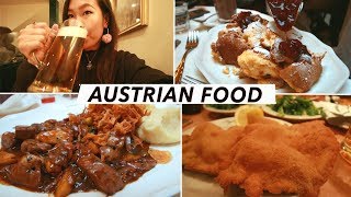 Austrian Food Tour The BEST Schnitzels Beer amp Pancakes In Vienna  Vienna Food amp Travel Vlog [upl. by Maris]