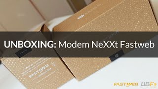 Unboxing Modem Fastweb NeXXt [upl. by Satsok]