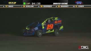 AlbanySaratoga Speedway  Modified Feature Highlights  81624 [upl. by Dene806]