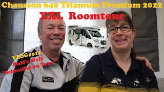 Chausson 640 Titanium Premium 2022  XXL Roomtour [upl. by Haeel610]