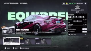 Nfs Unbound B class build Subaru BRZ Premium 2014 [upl. by Kurtzman904]