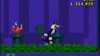 Sylvester and Tweety in Cagey Capers  Mega DriveGenesis Level 6  Hyde and Shriek 2 [upl. by Yna]