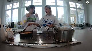 justin and hailey making pasta video [upl. by Emmett907]