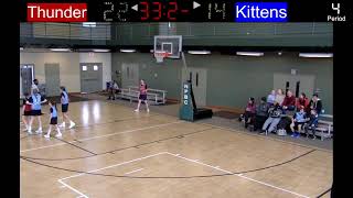 Thunder vs Kittens  56th Girls January 6th 2024  Scrimmage [upl. by Theodore]