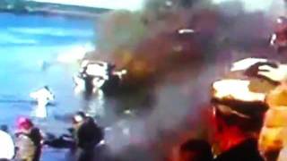 RUSSIA PLANE CRASH HORROR LIVE FOOTAGE WEDS 7 SEPT 2011 [upl. by Naic609]