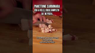 Panettone Carbonara  Como hacer Focaccia Fugazza navideña  Video completo en el canal focaccia [upl. by Chace]