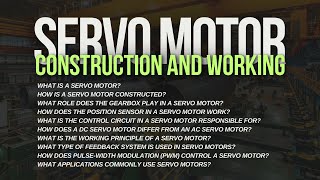 Complete Details About Servo Motor Construction and Working  Facilitators Plus [upl. by Benilda328]