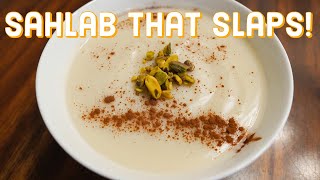 How to make Slappin Sahlab  Arabic dessert drink سحلب  Cooking with Mo Munchies [upl. by Aigneis]