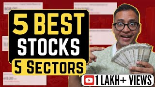 5 Stocks From 5 Different Sectors For Long Term Investment  Best Stocks  Rahul Jain Analysis [upl. by Roche350]