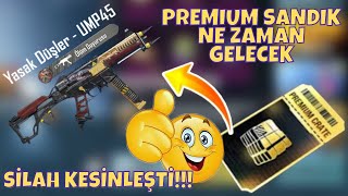 YENİ PREMIUM SANDIK 🤩 İÇERİĞİ NE OLACAK amp NE ZAMAN GELECEK 🤔 BEDAVA UMP GELİYOR 😱 PUBG Mobile [upl. by Trinidad201]