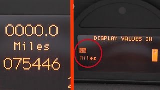 Mercedes W203 Replacement from Miles to Km  Replacement instructions Miles to Km W203 [upl. by Allisirp912]