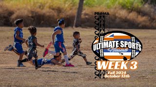 Fall 2024 WEEK 3  Ultimate Sports Hawaii  quotAlanui I Ka Hookuku”  Flag Football  Oahu Hawaii [upl. by Durstin]