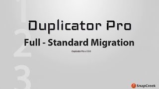 Duplicator Pro  Full WordPress Standard Migration Install [upl. by Senoj]