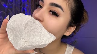 🔋Eating chalk Chalkand Clay  asmr 🔋ХРУСТ мела и глины 🔋Пробуем новые сорта🔋chalk [upl. by Lashondra]