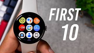 Google Pixel Watch 3 First 10 Things to Do Tips and Tricks [upl. by Akehs403]