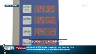 Prix du carburant les opérations quotprix coûtantsquot se multiplient en France [upl. by Byrann686]