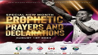 AUGUST SPECIAL NEW MONTH PROPHETIC PRAYERS AND DECLARATIONS  NSPPD  1ST AUGUST 2024 [upl. by Ahsiened]