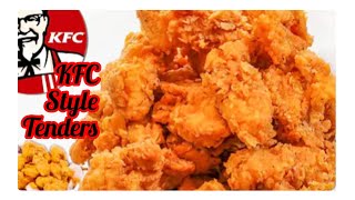 KFC Style Crispy Chicken Strips or Tender Recipe  KFC Fried Chicken Tender Recipe Chicken Tender [upl. by Haral]