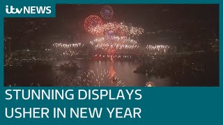 New Years Eve celebrations take place around the world as 2023 ushered in  ITV News [upl. by Boote47]