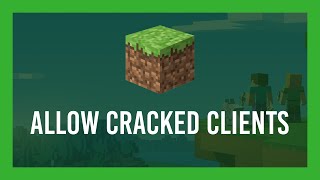 Minecraft How to allow cracked clients to join your server  Full Guide [upl. by Kusin]