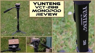 Yunteng VCT288 Monopod with Fluid Head Review [upl. by Puglia]